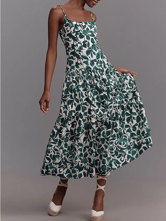 Anthropologie Dresses & Skirts - NEW Anthropologie Moon River Sleeveless Midi Dress Floral Sundress NWT